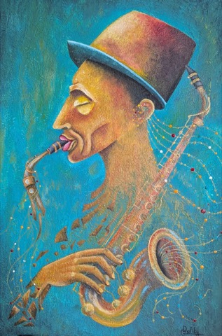 The Breath of Jazz by Gela Delibashvili